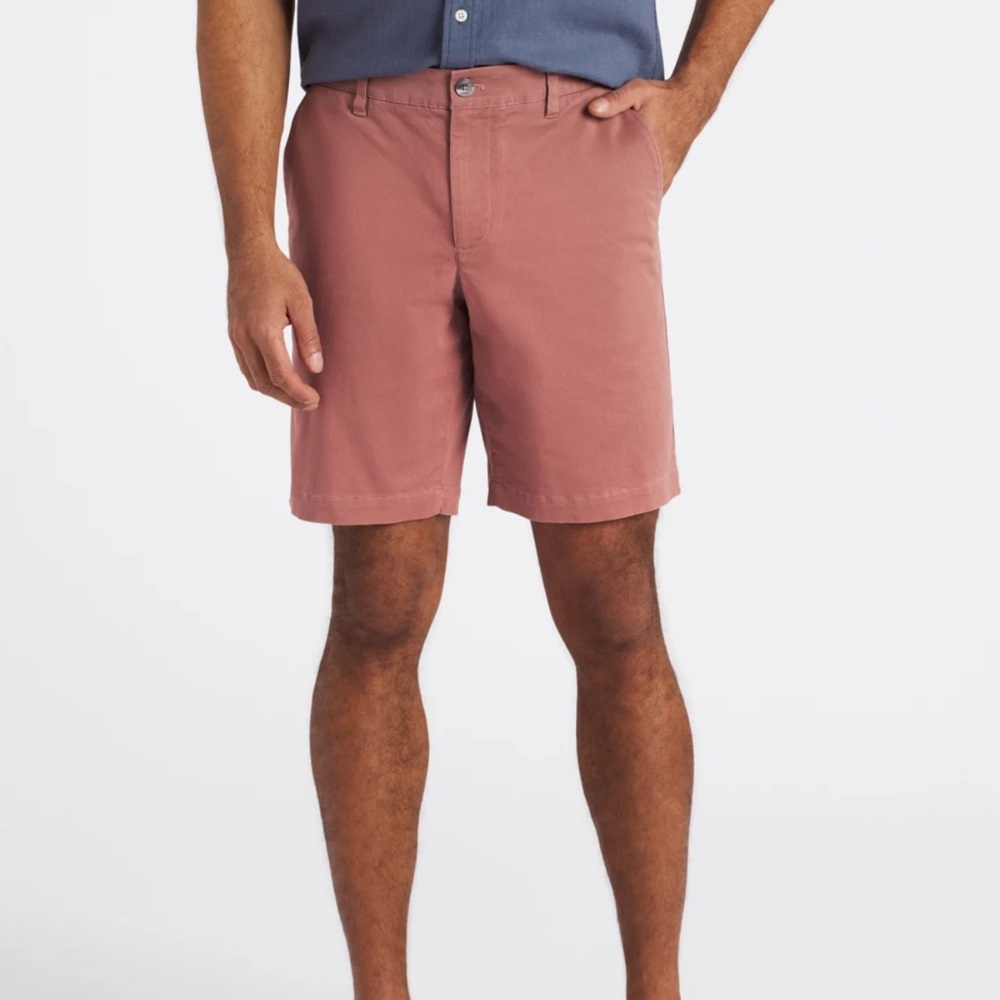 NWT Stitch Fix Hawker Rye 9" Essential Wash Chino Shorts Red Size 46‎ Preppy